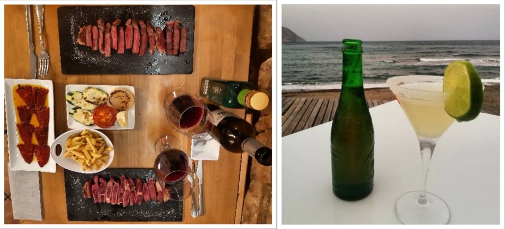 Travelling in the covid era, food and drinks in Alicante and Las Negras