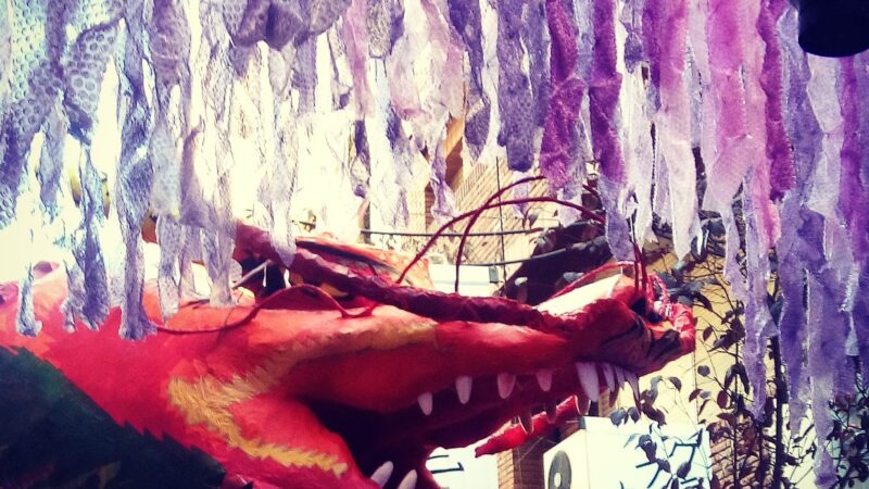 Japanese theme in the Fiesta de Gracia
