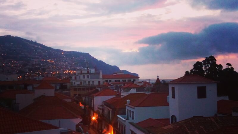 Early morning sky in Funchal, Madeira