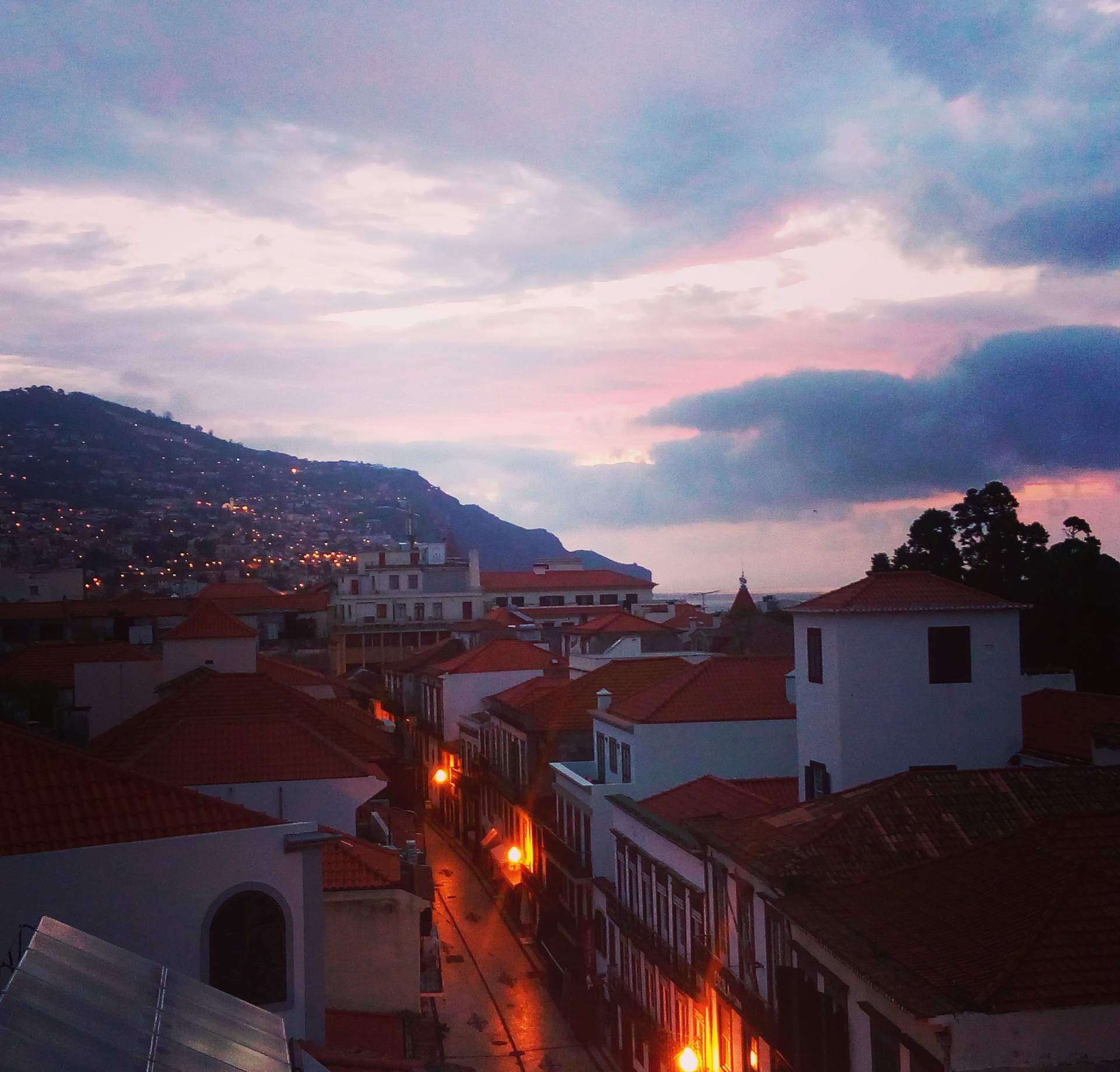 Early morning sky in Funchal, Madeira