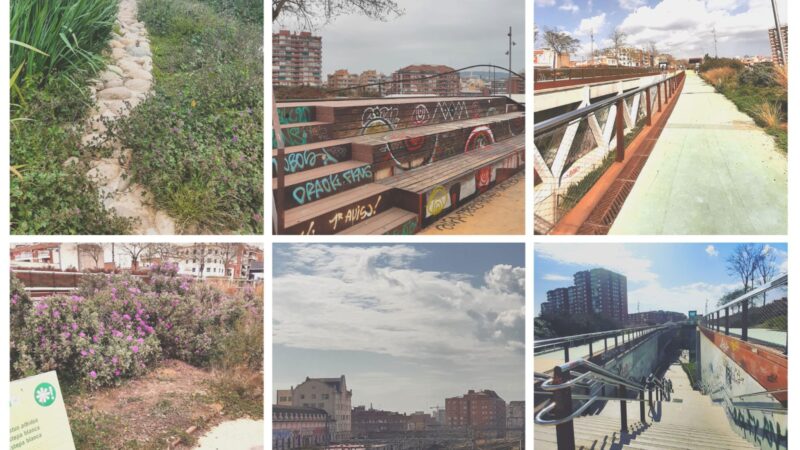 The high line gardens of Barcelona