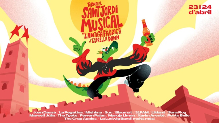 Sant Jordi 2022's musical event