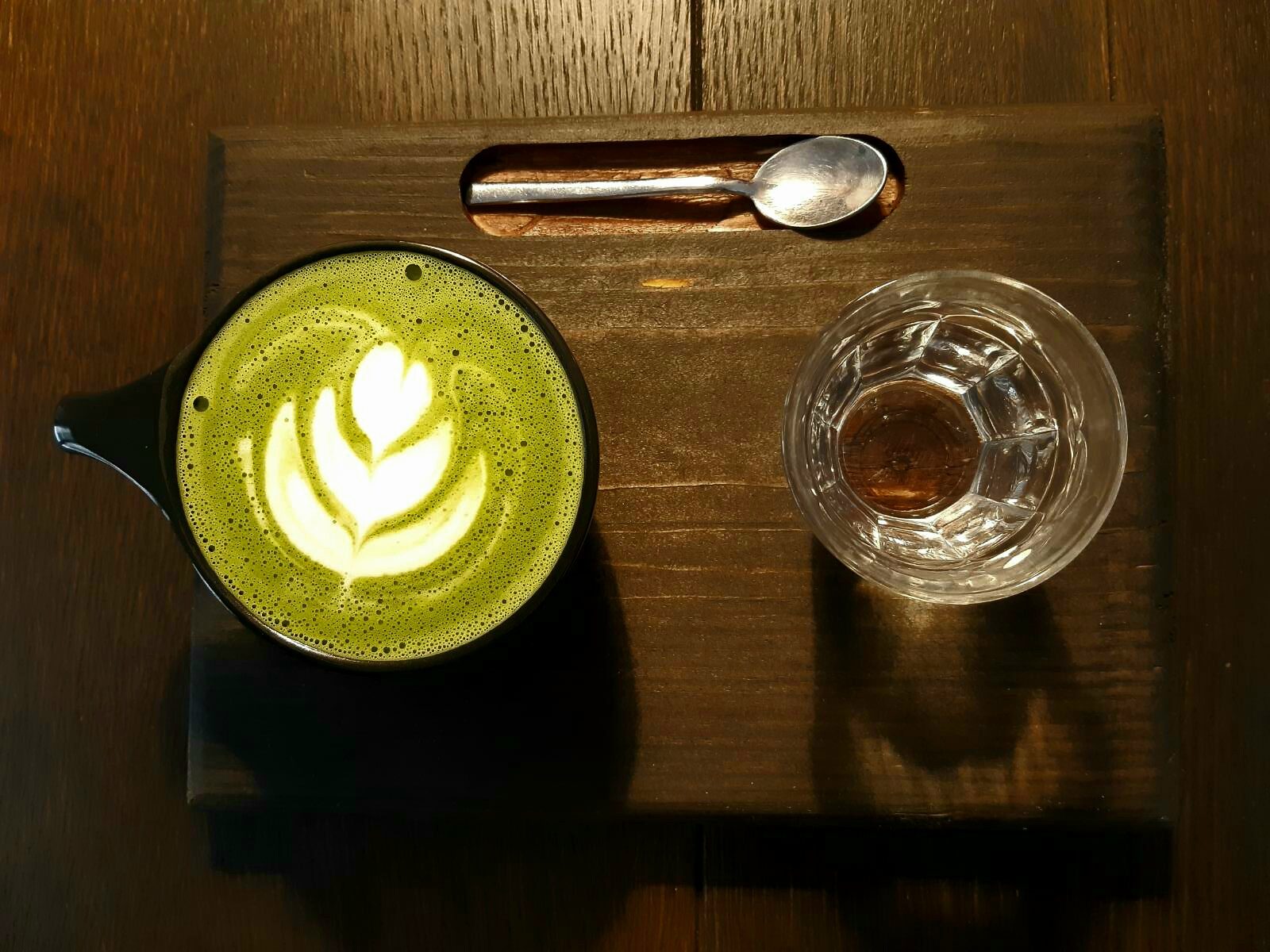 Matcha lattes in Barcelona