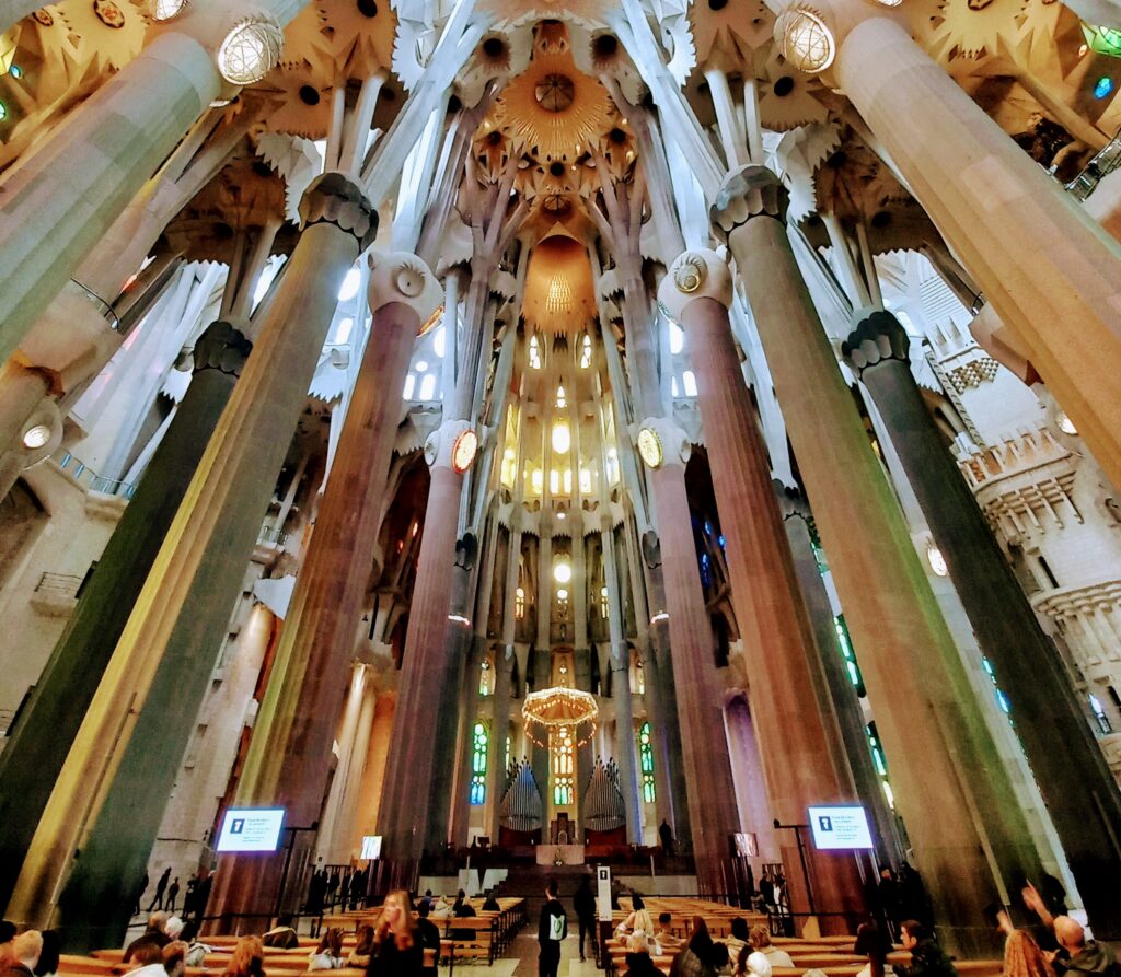 Inside the Sagrada Familia