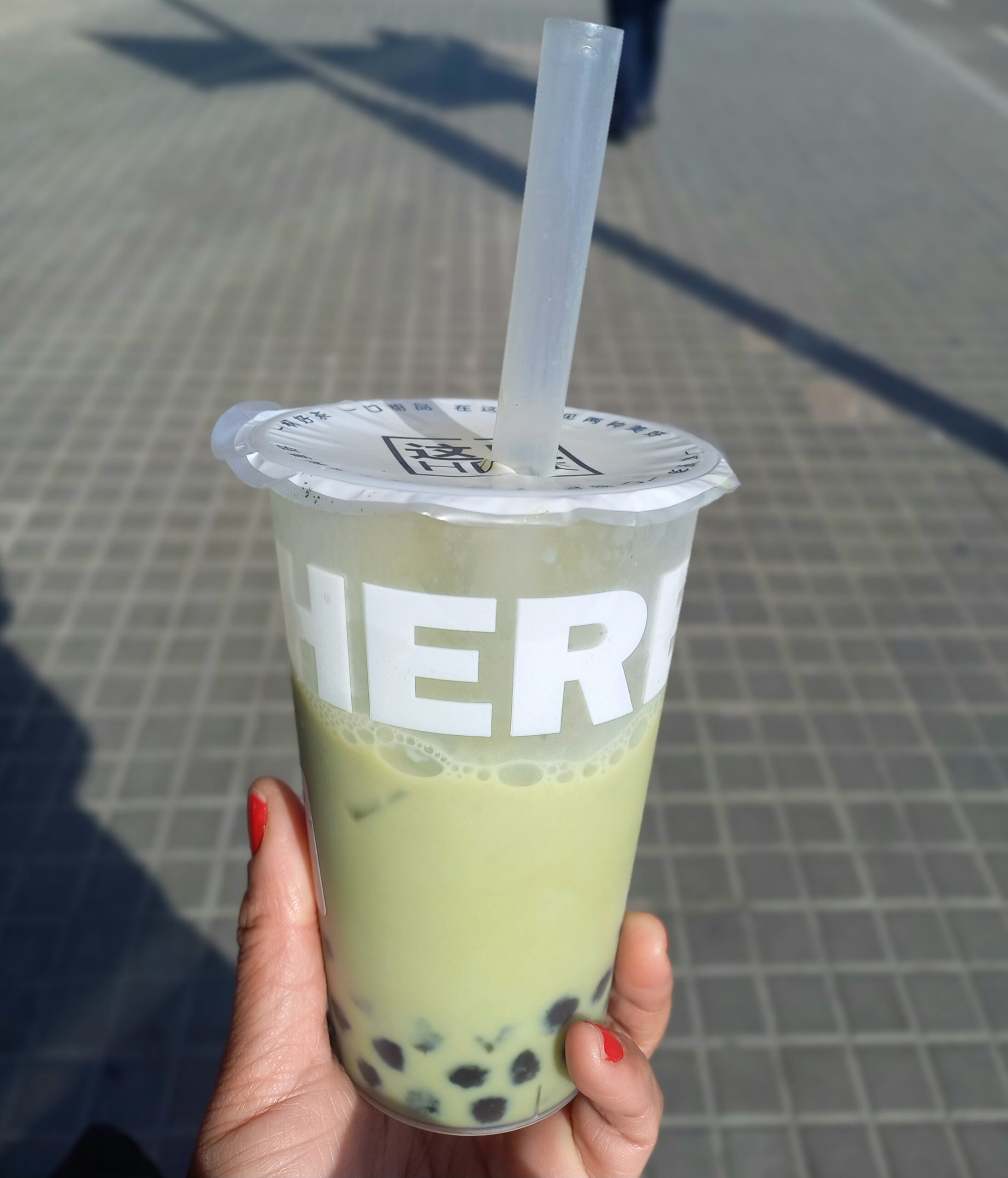 Cool Bubble tea store in Barcelona