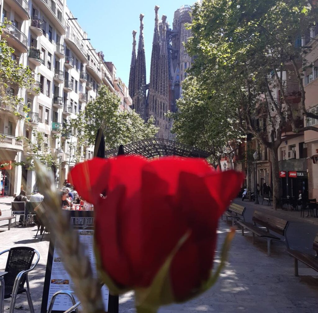 Sant Jordi 2023 - View of the Sagrada Familia